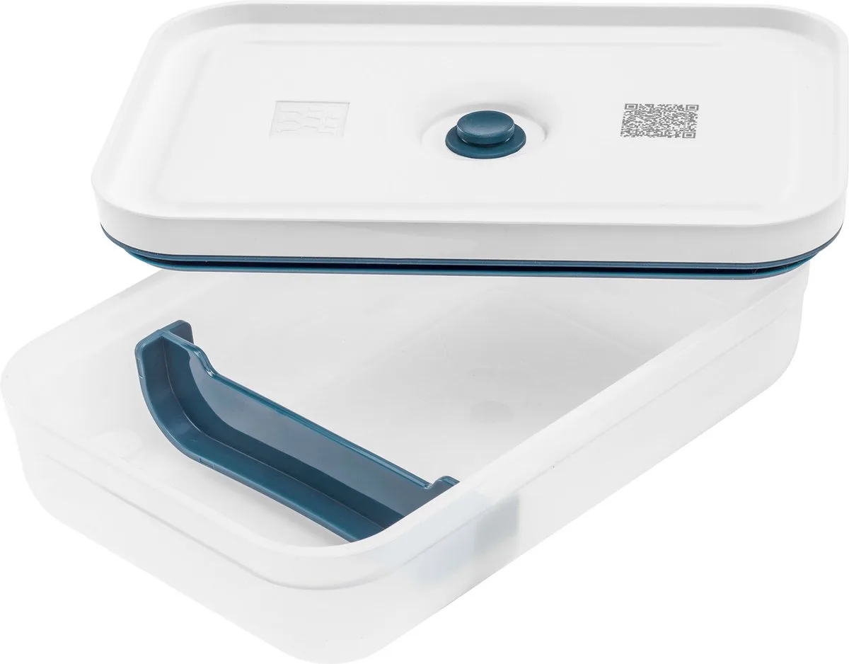 Fresh & Save Vacuüm Lunchbox - Large - La Mer - Semi-transparant - Plastic van Zwilling in Blauw – productfoto