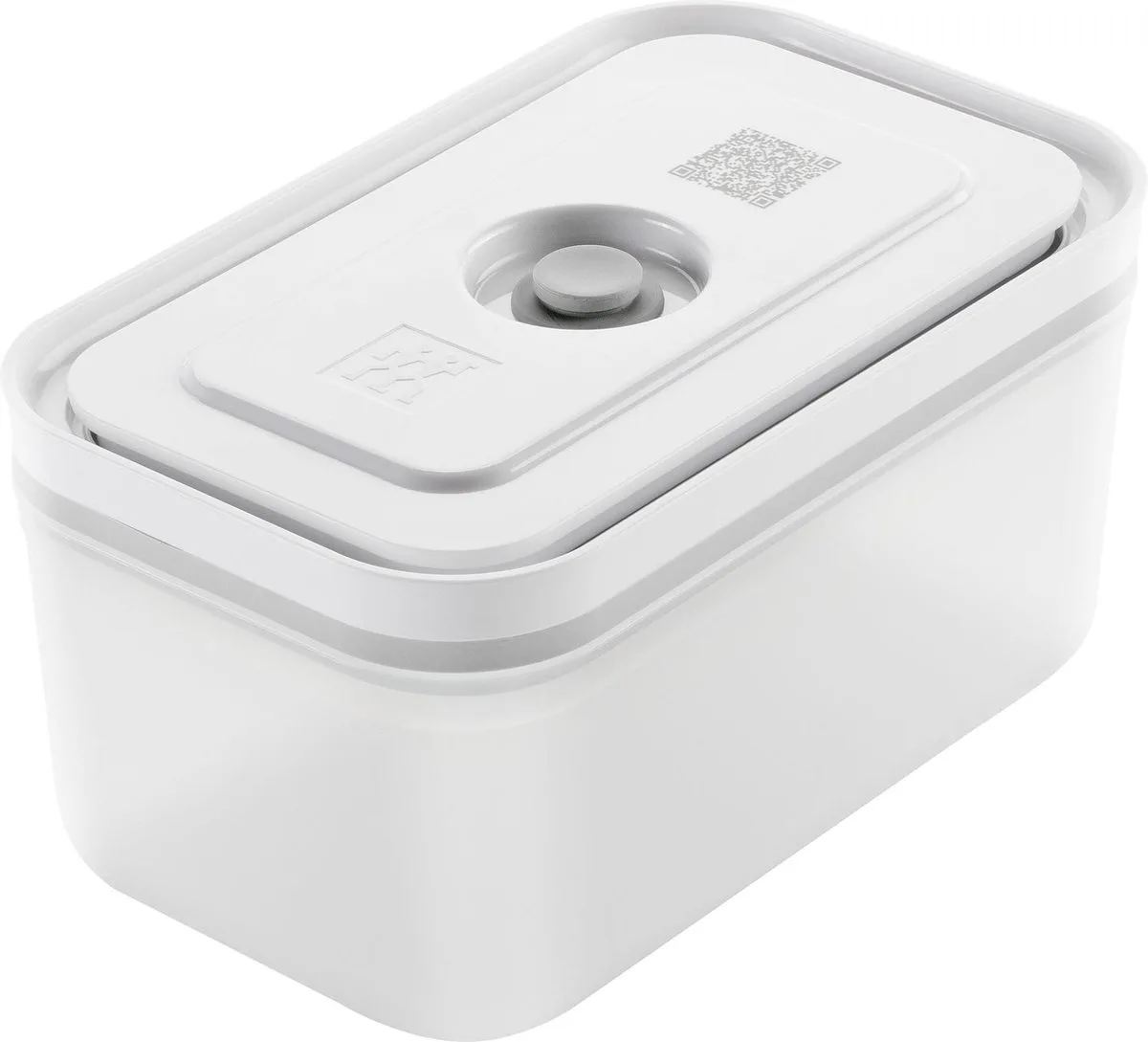 Fresh & Save Vacuüm Vershoudbakjes – Opbergdoos – Vacuüm Vershouddoos met Deksel M 900ml – Kunststof van Zwilling in Wit – productfoto